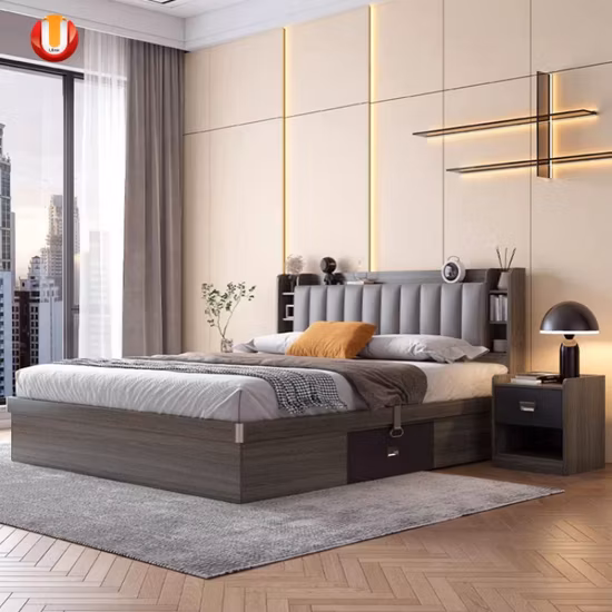 Wholesale Wooden King Size Bunk Kids Beds Capsule Furniture Sets Sofa Double Storage Bedroom Bed